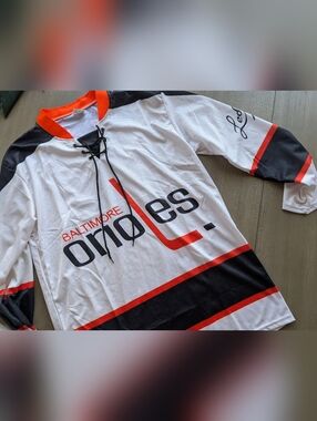 Baltimore Orioles 2026 White & Orange Hockey Jersey